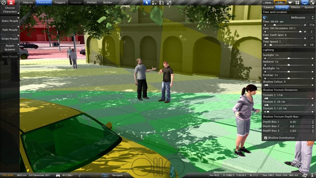 Planning approval method to display live planning using 3D imagery