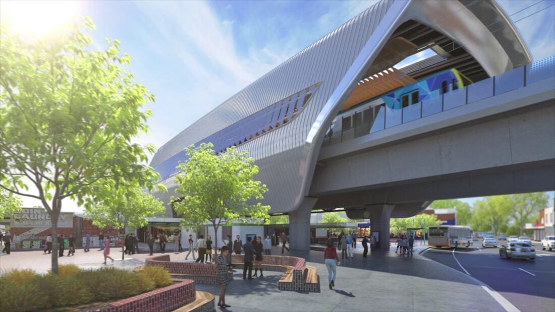 Planning Approval method to display rail ways and landscaping