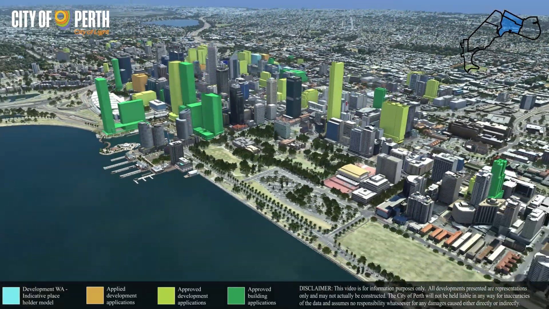 Perth 3D City Model for interactive digital planning and tracking city-wide development progress