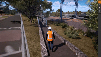 Siteworks planning simulator with people