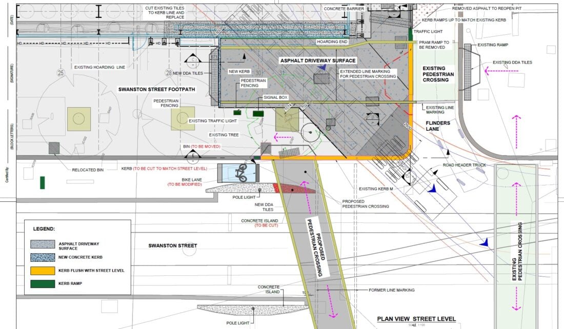 CAD Plan construction staging CYP City Square