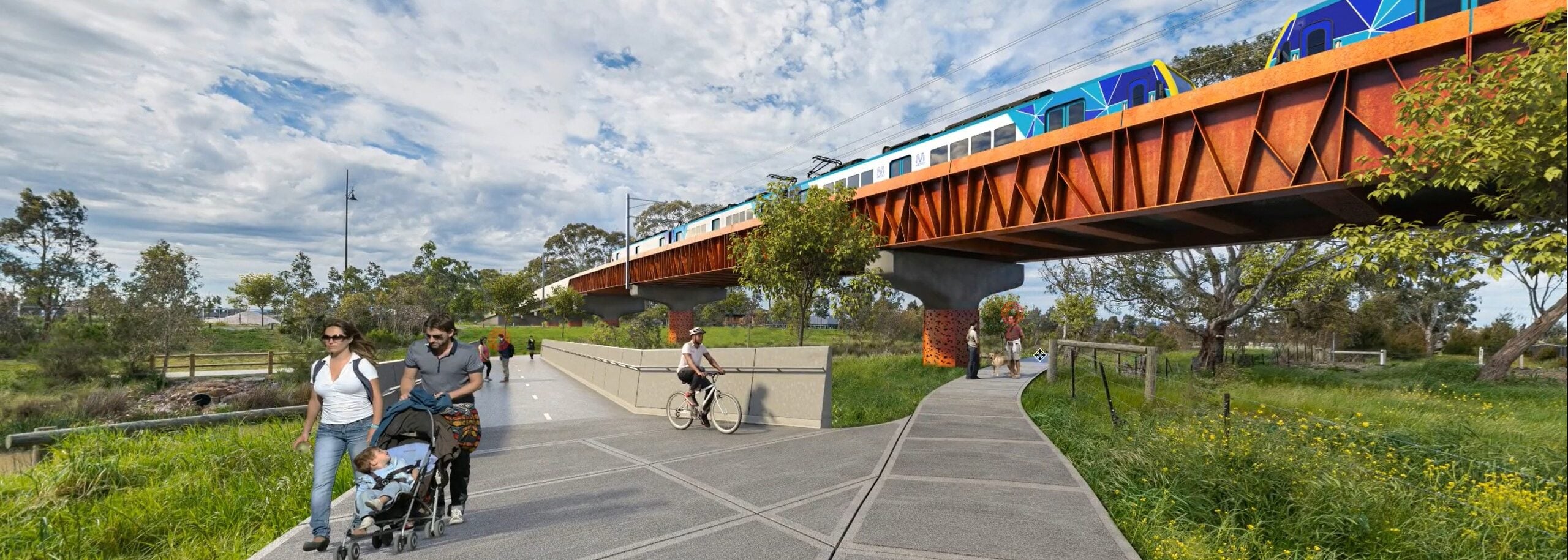 Level Crossing Removal Project virtual tour solution to communicate upcoming changes to areas effected by the rail construction