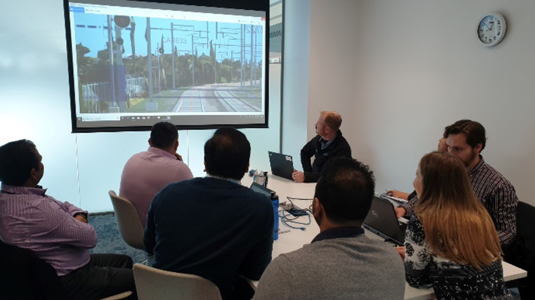 Interactive presentation of the rail signal sighting approvals accelerate planning