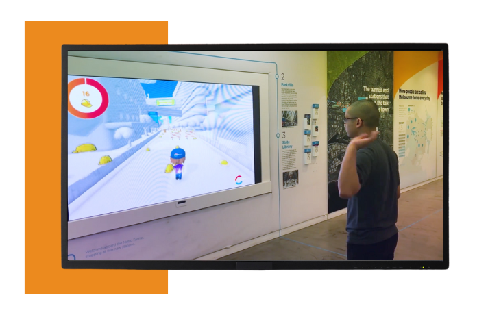 Motion sensor gamification for virtual tours as part of stakeholder engagement