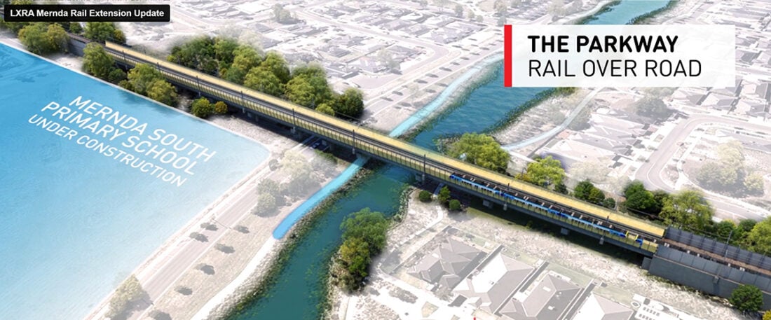 Simulation of train bridges over water