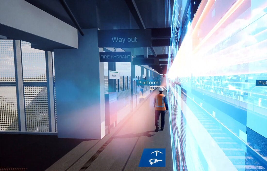 Disaster resilience example using a digital twin to plan a complex railway infrastructure project