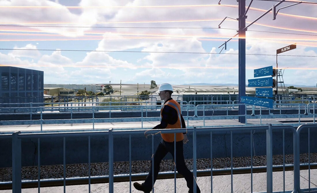 Digital simulation used for a rail industry safety induction